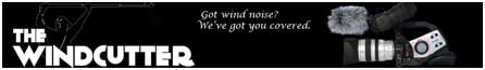 Have wind problems? The Windcutter can take care of that! Windcutters for every microphone and camcorder.